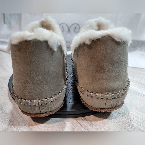 NEW Mens Sorel Manawan II  Suede Shearling High Top Slippers Sage Green SIZE 10 main image 8